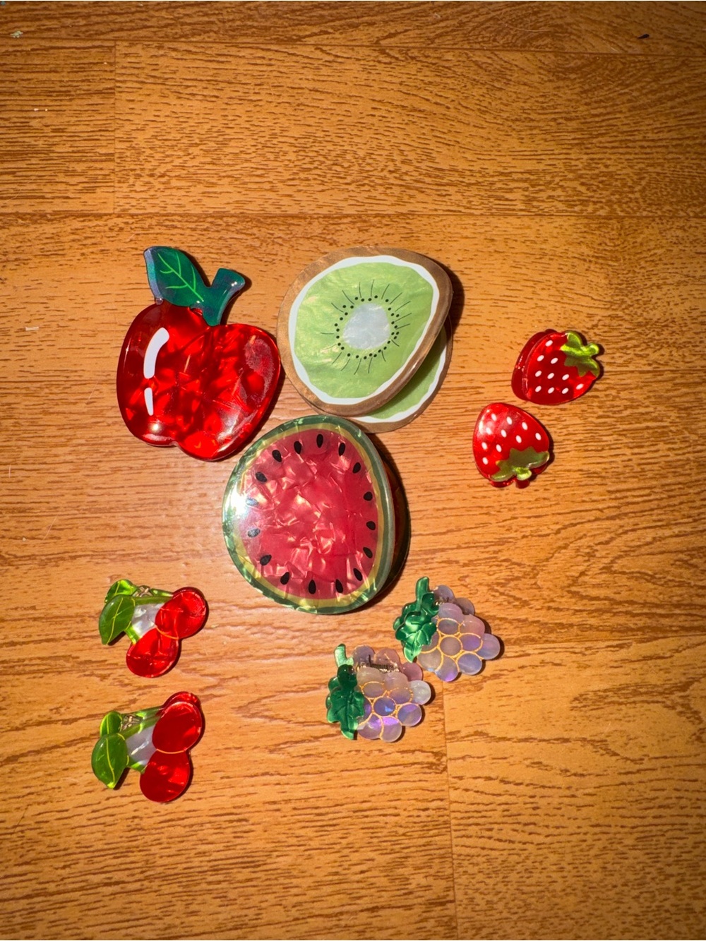 Fruit hair clip bundle